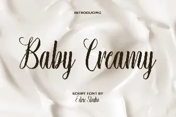 Baby Creamy Demo font