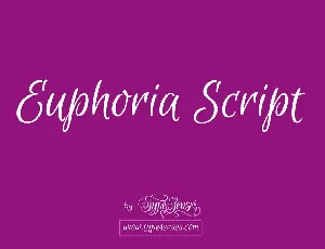 Euphoria Script font