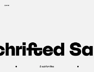 SFT Schrifted Sans Family font