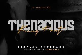 Thenacious Display font