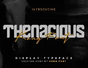 Thenacious Display font