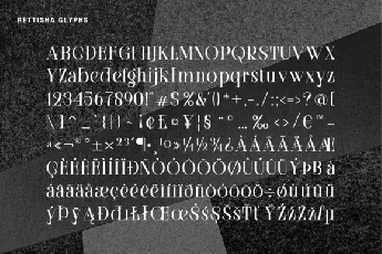 Rettisha font