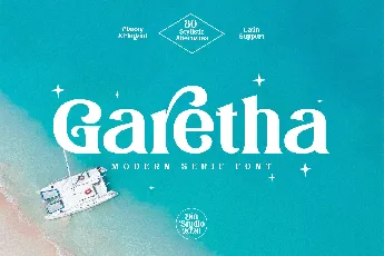 Garetha font