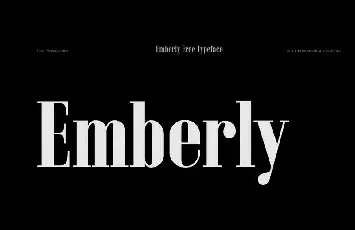 Emberly font