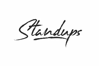 Standups Demo font