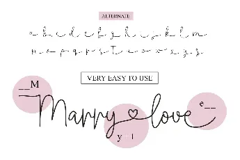 Dating Love - Personal Use font