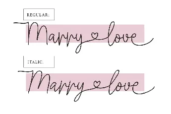 Dating Love - Personal Use font