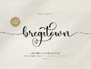 bregitown font