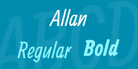 Allan font