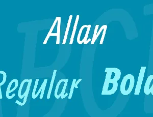 Allan font