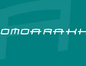 Homoarakhn font