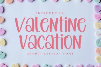 Valentine Vacation font