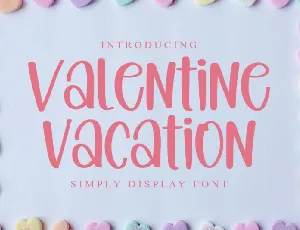 Valentine Vacation font