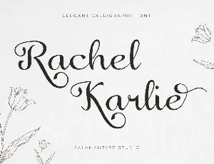 Rachel Karlie font