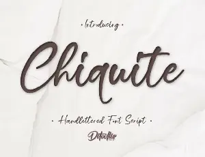 Chiquite font