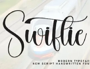 Swiftie Calligraphy font