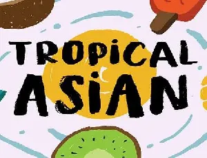 Tropical Asian font