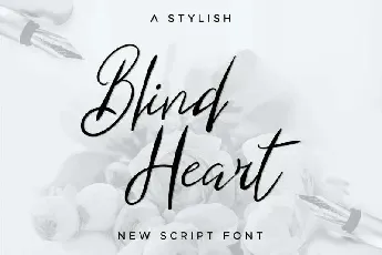 Blind Heart Script Free font