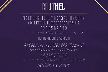 Belithel Demo font