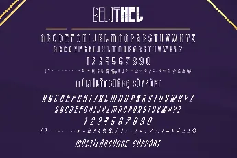 Belithel Demo font