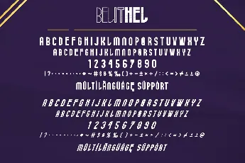 Belithel Demo font