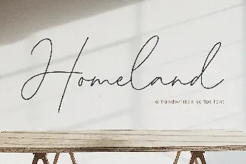 Homeland font