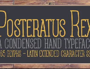 Posteratus Rex font