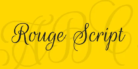 Rouge Script font