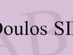 Doulos SIL font