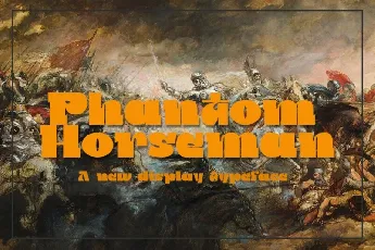 Phantom Horseman font