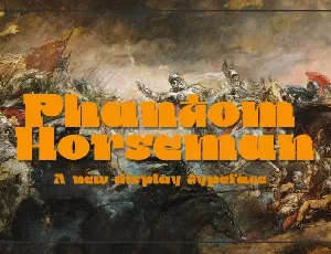 Phantom Horseman font