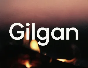 Gilgan font