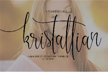 Kristallian Script font