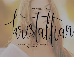 Kristallian Script font