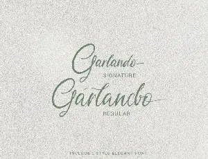 Garlando font