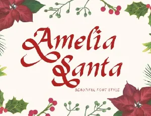 Amelia santa font