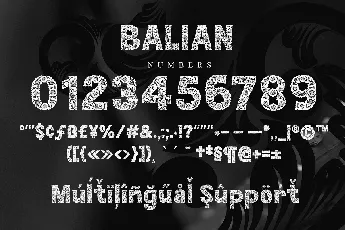 Balian font