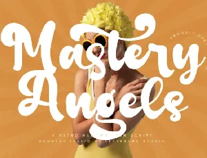 Mastery Angels font