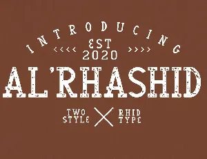 Al’Rhasid font