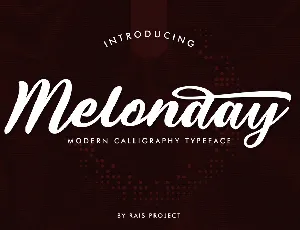 Melonday Demo font