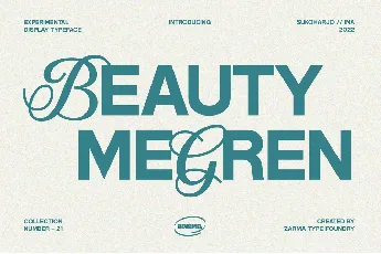 Megren DEMO font