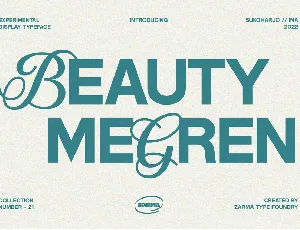 Megren DEMO font