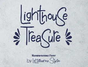 Lighthouse Treasure Free font