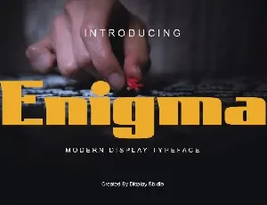 Enigma font