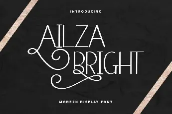 Ailza Bright Display font