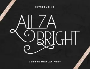 Ailza Bright Display font