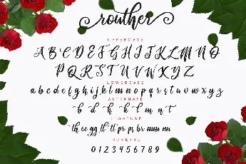 Routher Script font