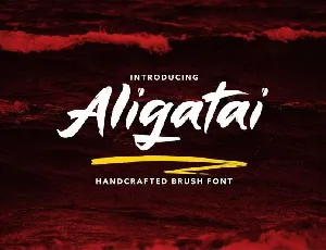 Aligatai font