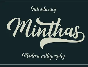 Minthas font