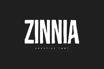 Zinnia Display font